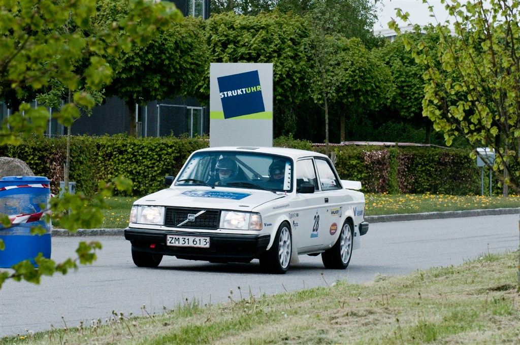 Heino Mejer og Bo Mølgaard på vej mod klassesejren i Pinsesprint
(Foto: Rallypics.dk)